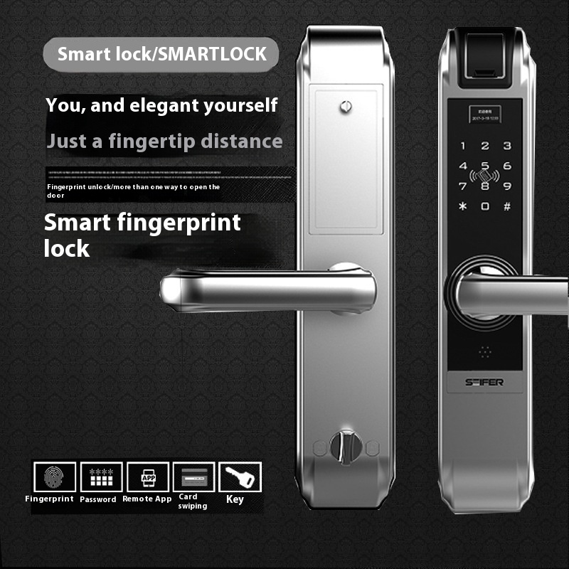 OEMCustom Smart Lock802 Fingerprint Lock Password Lock Hotel Electronic Lock Magnetic Card Induction Lock