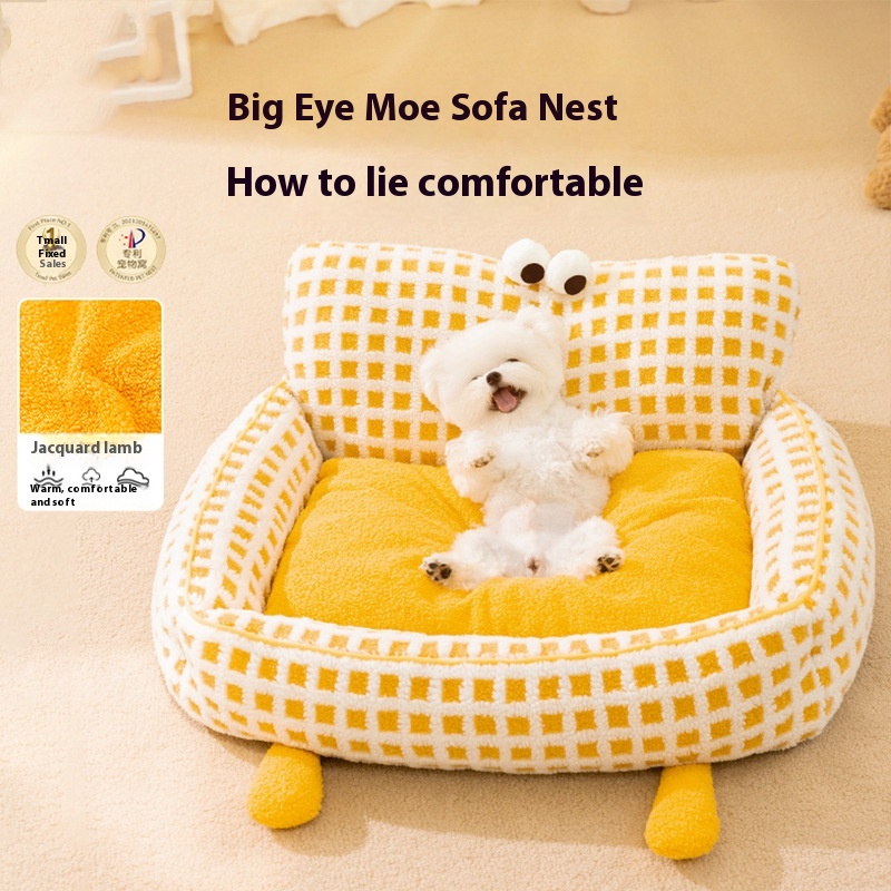 Dog Kennel Universal For All Seasons,Washable And Hair-free,Warm Dog Bed,Pet Small Dog,Teddy Puppy Sofa