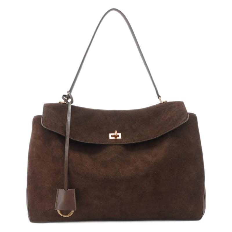 Suede Redeo Bag With ARelaxed Feel,Large-capacity Commuter Tote Bag,Handbag,Shoulder Messenger Bag
