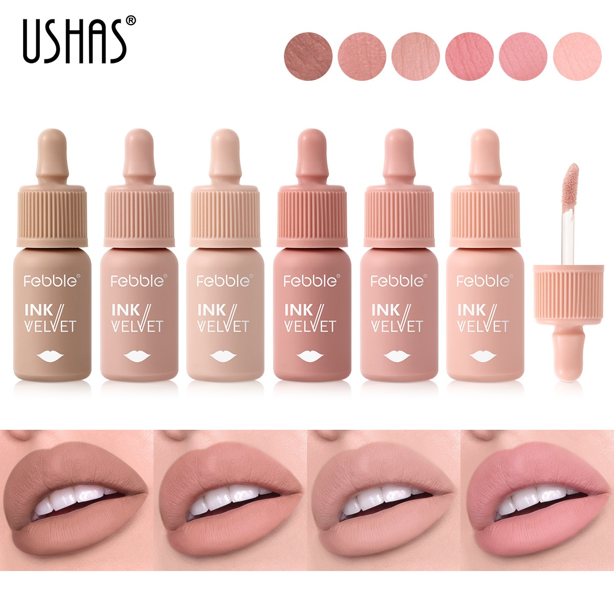 Matte Liquid Lipstick,Non-Stick,Waterproof Lip Gloss,European And American Style