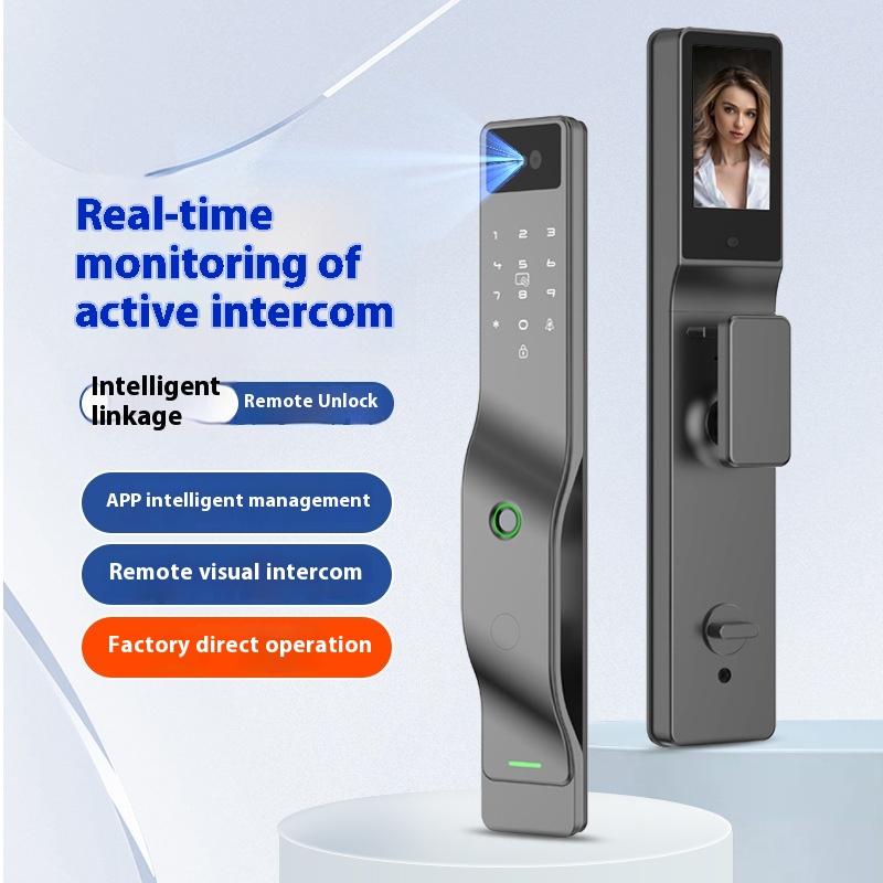 Tuya Tongtong Lock Smart Lock Fully Automatic Face Recognition Lock Password Lock Door Lock Fingerprint Lock Home