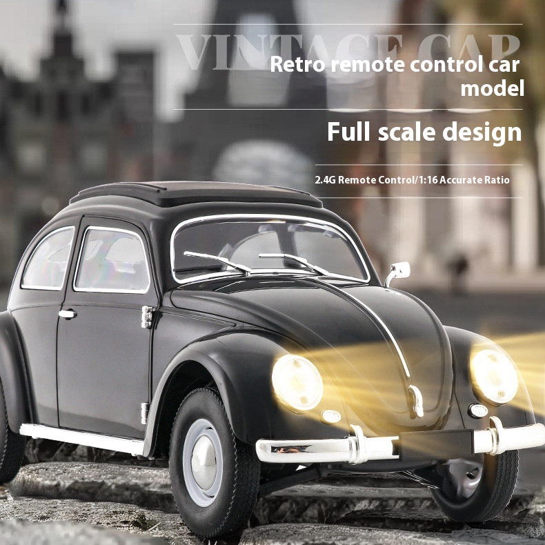D62mini1:16 Full Scale1950 Model Classic Volkswagen Beetle Classic Car