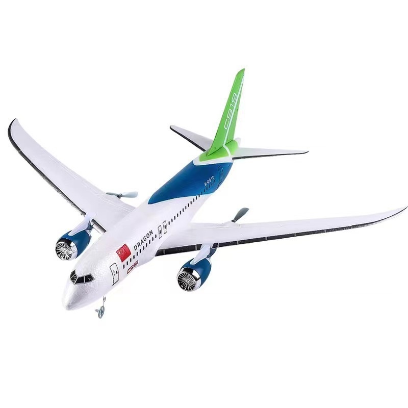 Three-channel Boeing787 Remote Control Aircraft QF008 Glider Passenger Aircraft Model Aircraft Teaching Aircraft Fixed-wing Foam Aircraft