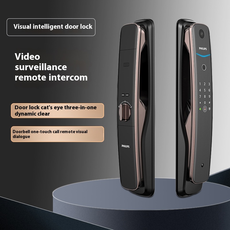 Philips Smart Lock702 VVisual Cat Eye With Surveillance Camera Password Lock Fingerprint Lock Wifi702-1hw