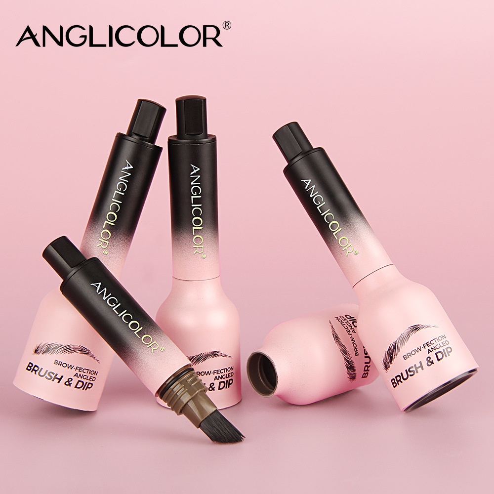 Press-Type Tinted Eyebrow Gel,Smudge-Proof,Long-Lasting,Highly Pigmented Liquid Eyebrow Pen,Natural3 DWild Brow Effect