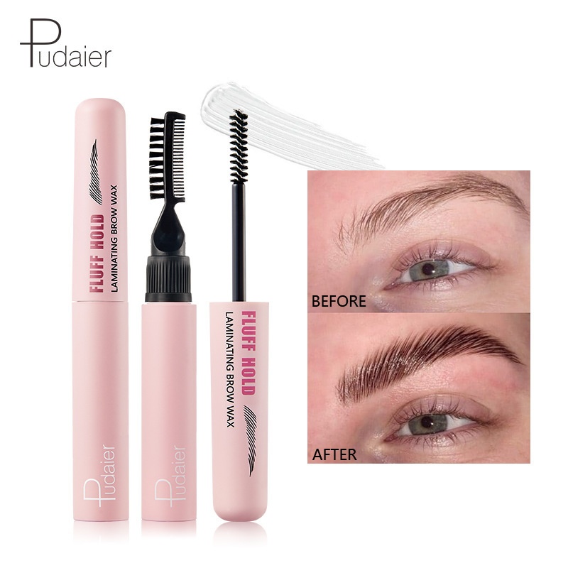Natural3 DEyebrow Gel,Dual-Ended With Brow Comb,Clear Brow Setting Gel