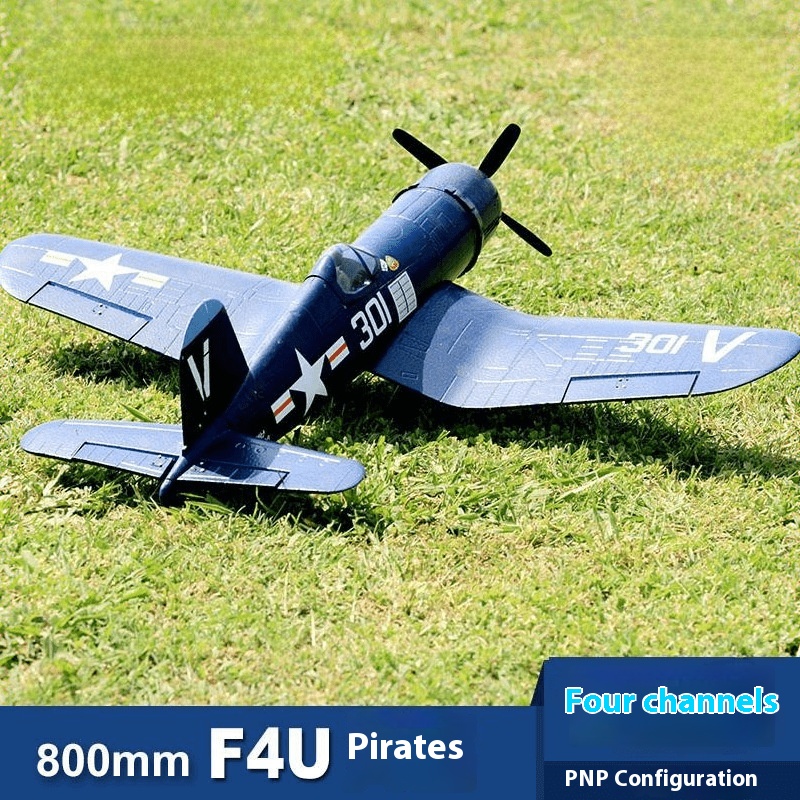 F4 URemote Control Aircraft American Corsair Aircraft Four-channel Fixed-wing Glider Stunt Aircraft Model Remote Control PNPAircraft