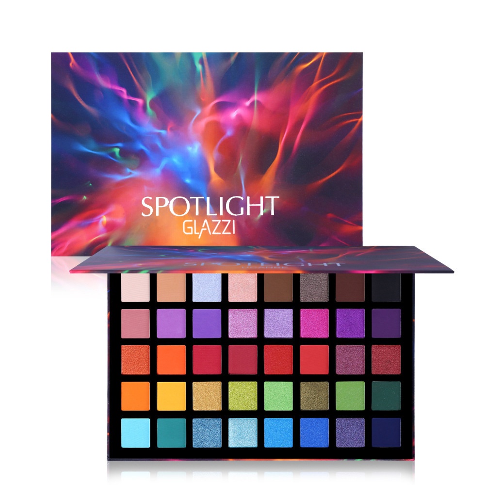 40-Colorlight Eyeshadow Palette,Shimmer And Matte Finish,Colorful Eyeshadow,European And American Style Makeup