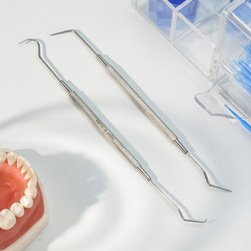 Dental Probe Stainless Steel Probe Oral Medical Tools Repairtrument Root Canal Tooth Pulp Needle