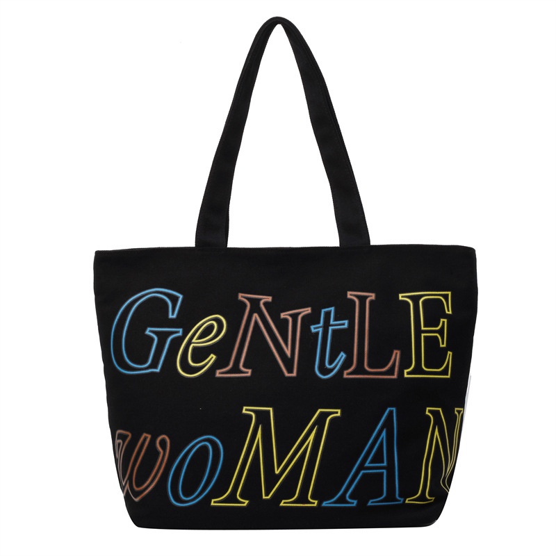 GWLarge Capacity Tote Bag Single Shoulder Canvas Bag Art Tutoring Bag