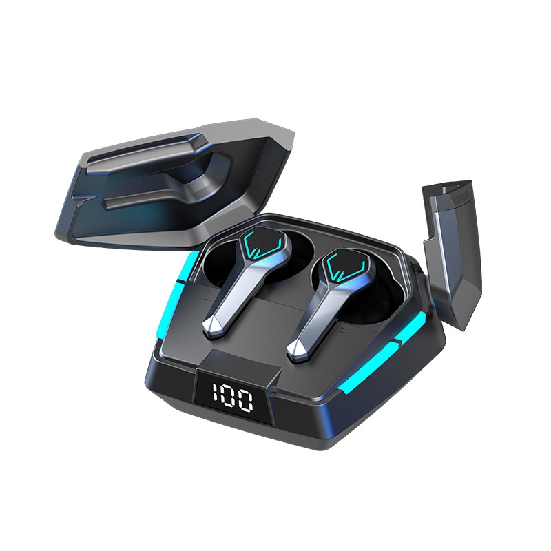 JX10 Private Model Wireless Bluetooth Headset E-sports Game No-delay Dual-ear In-ear Ultra-long Battery Life