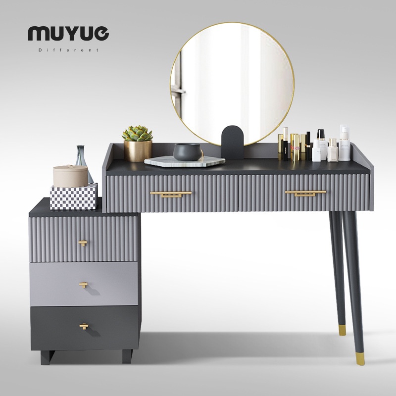 Muyue Light Luxury Minimalist Dressing Table Storage Cabinet Integrated Simple Modern Creative Internet Celebrity Dressing Table Dressing Table