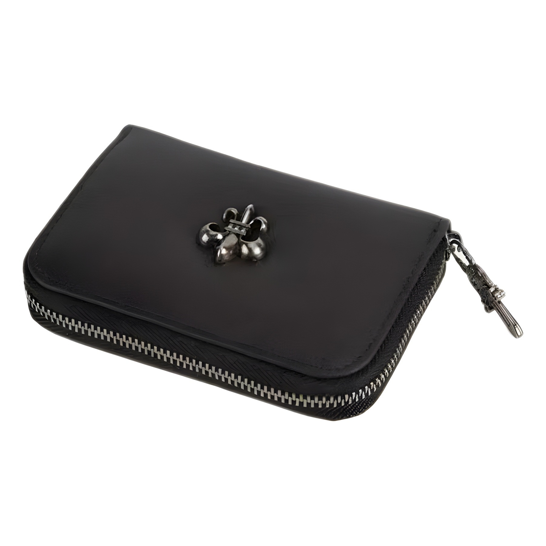 Short Genuine Leather Wallet With Zipper And Soft Leather,y Wallet,Cowhide Vertical Style