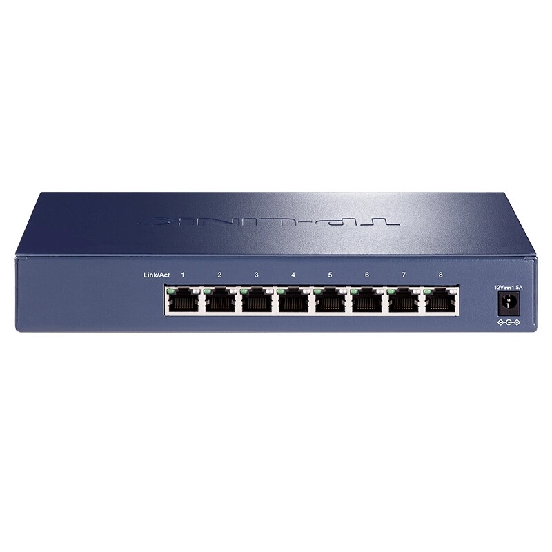 TP-LINKTL-SH10088-port Full Gigabit2.5 GNetwork Switch Home Monitoring Splitter