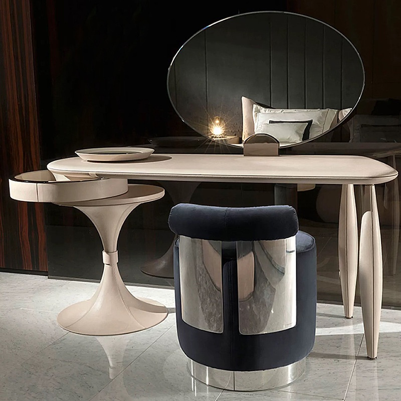 Jhi Italian Light Luxury Dressing Table High-end Bedroom Modern Dressing Table Storage Dressing Table High-end CCFurniture