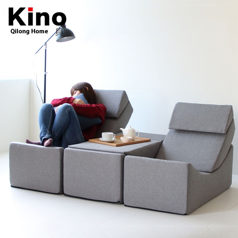 Export Quality Hot Lazy Sofa Detachable Computer Chair Folding Moon Chair Fabric Sofa Creative