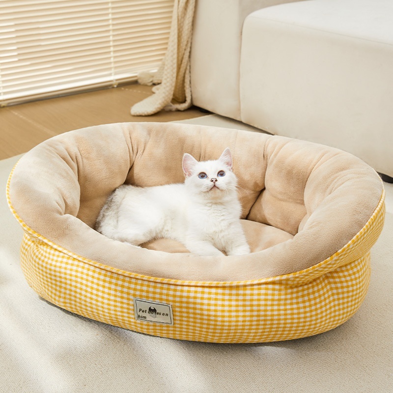 Autumn And Winter Dog Kennel For Small Dogs Teddy Dog Tray Bed Sofa Bed Warm Cat Bed