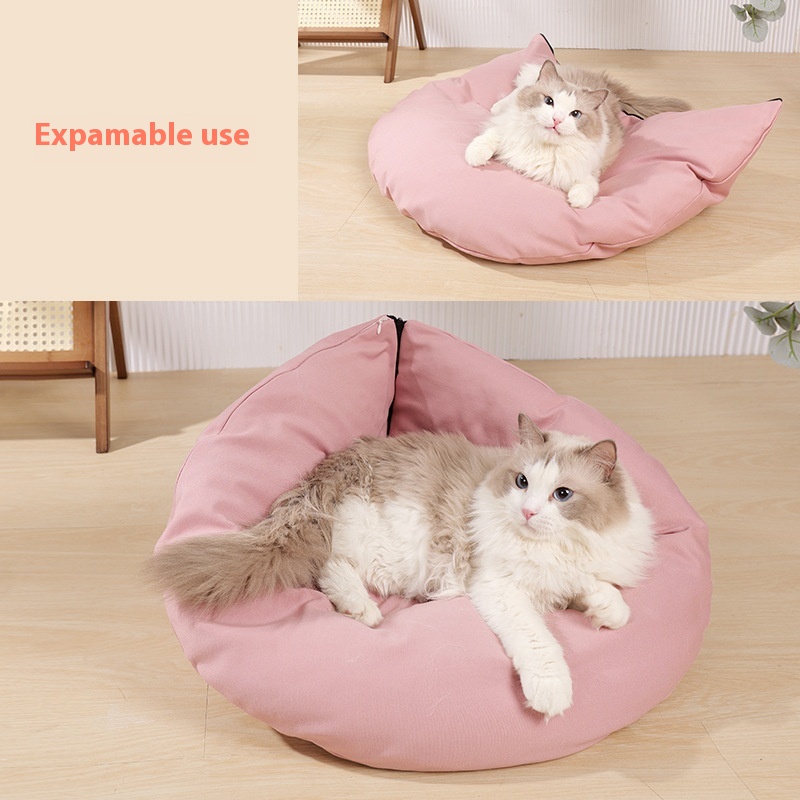 Carefully Select Warm Cat Bed Japanese Pet Dog Bed Autumn And Winter Cat Mat Foldable Pet Bed Mat