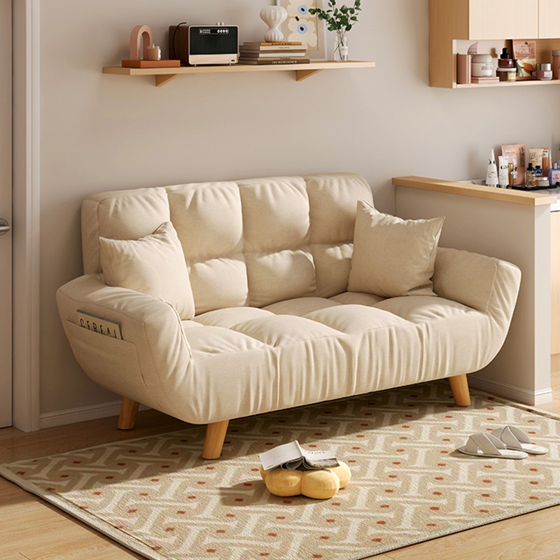 Small Sofa Lazy Sofa Small Apartment Single Can Lie Down And Sleep Home Living Room Bedroom Double Tatami Recliner
