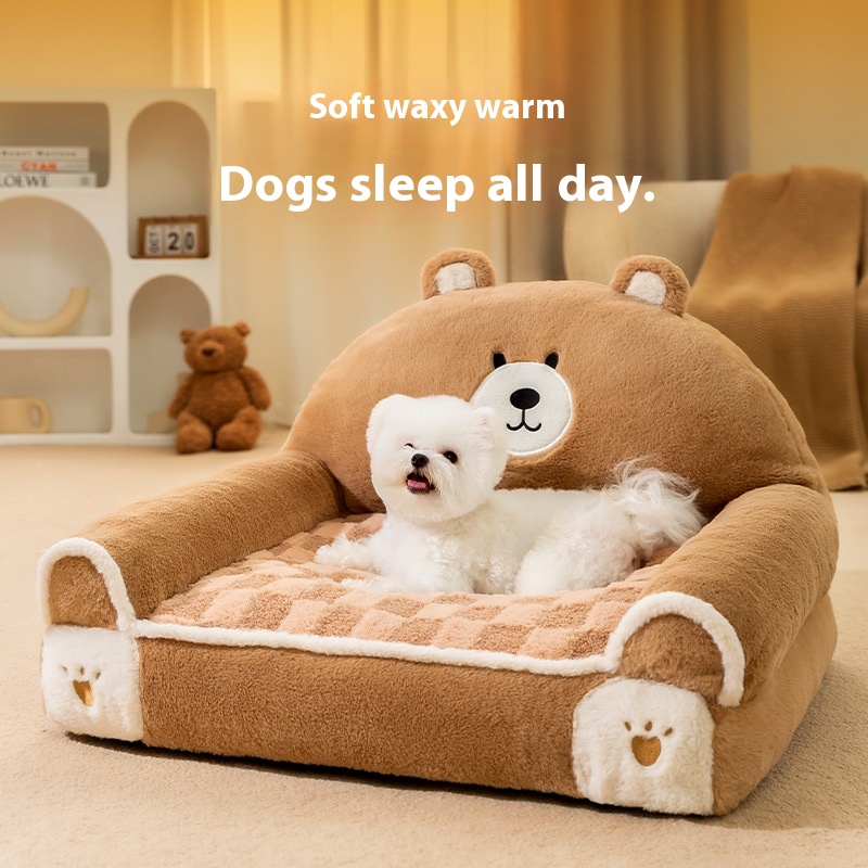 Pet Detachable And Washable Four-season Universal Dog Kennel For Small Dogs In Winter,Teddy Bear,Winter Warm Dog Bed,Cat Sofa