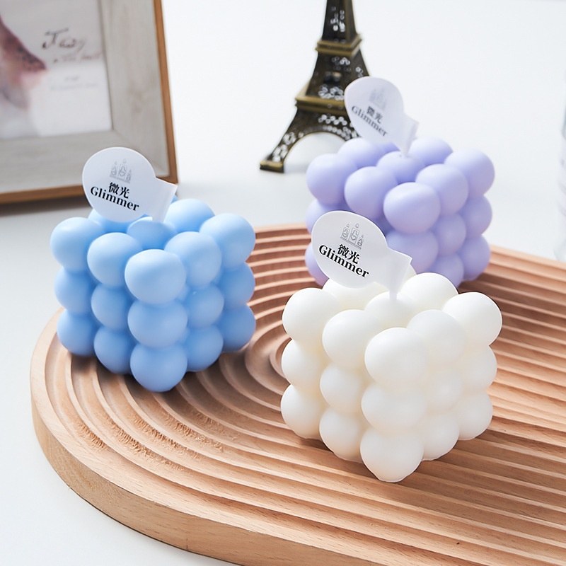 Direct Aromatherapy Candle Bedroom Decoration Diy Creative Magic Cube Aromatherapy Candle Candle Souvenir