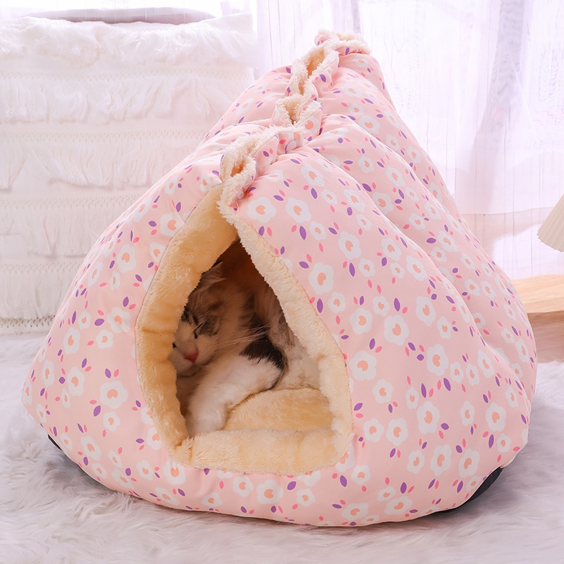 Winter Sleeping Warm Cat Nest Sofa Nest Can Be Closed And Multi-purpose Creative Nest Plus Velvet Thickened Dog Nest