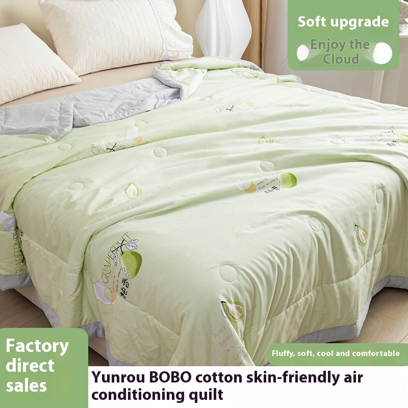 Air Conditioning Quilt Yunrou BOBOCotton Summer Cool Quilt Skin-friendly Summer Quilt Soft Summer Quilt Gift Quilt