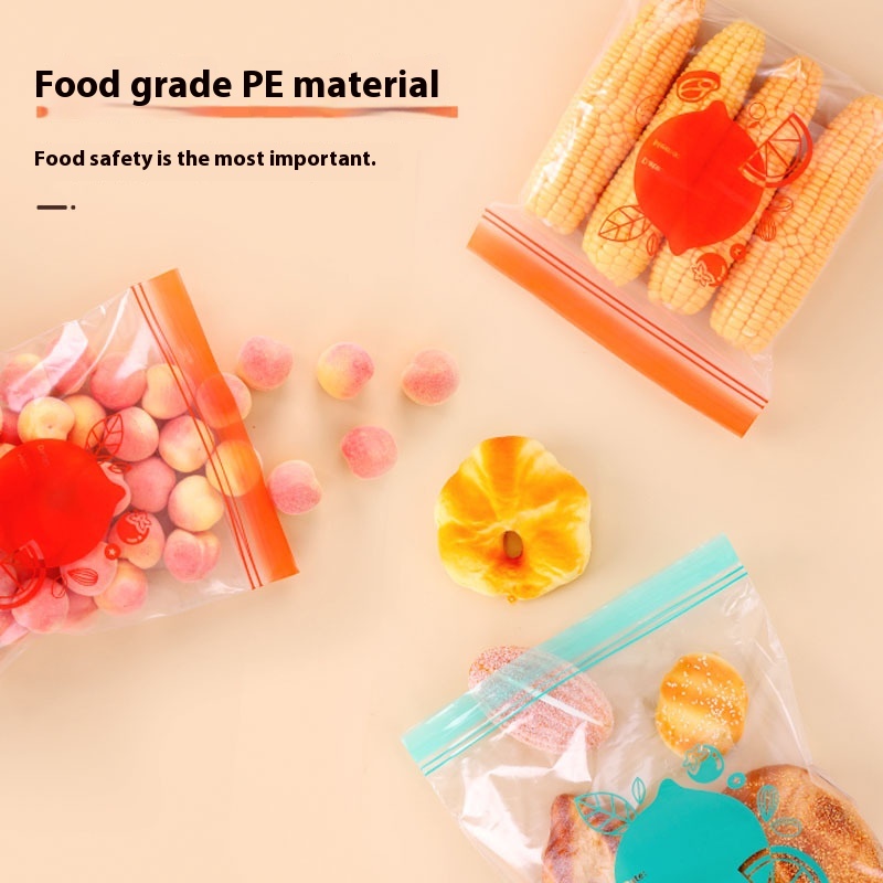 Household Refrigerator Freezer Bag Food Grade PETransparent Fresh-keeping Bag Kitchen Fruit And Vegetable Extractable Food Sealing Bag