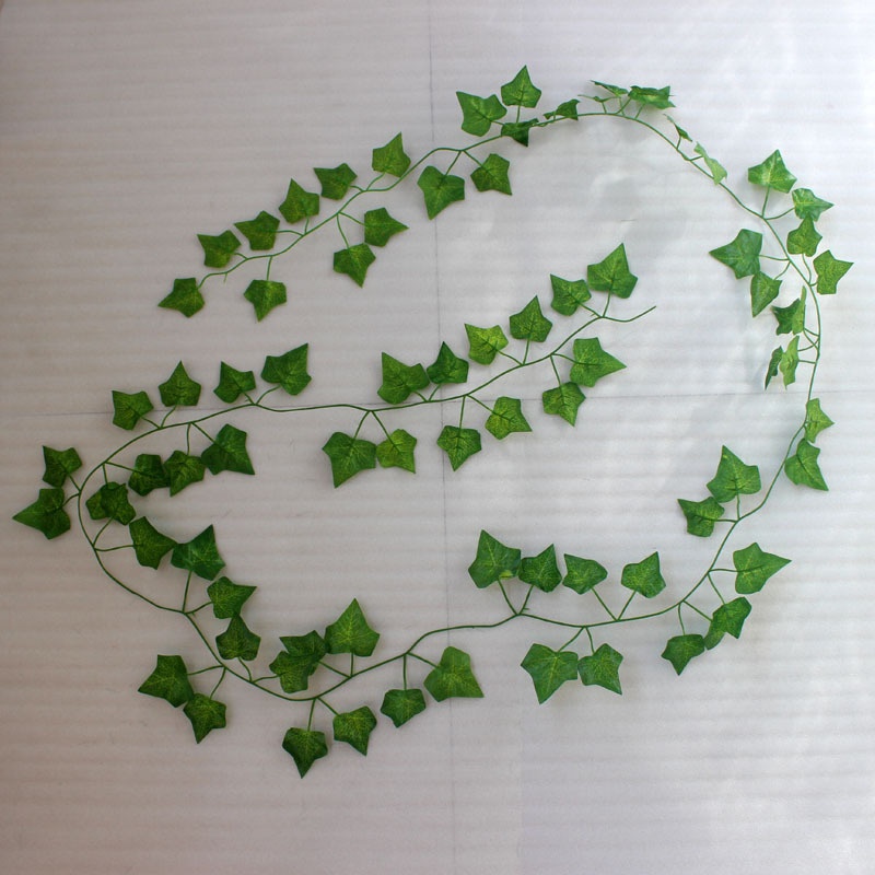 Simulation Rattan Creeper Sweet Potato Rattan Wall Lamp Accessories Green Light Color72/81/36 Leaf Green Radish