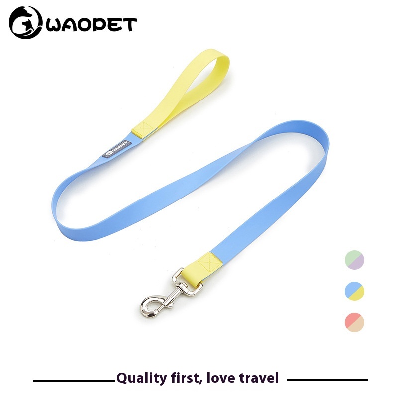 WAOPETLeash PVCPlastic Waterproof Dog Pet Supplies Large And Medium-sized Dog Leash Traction Rope
