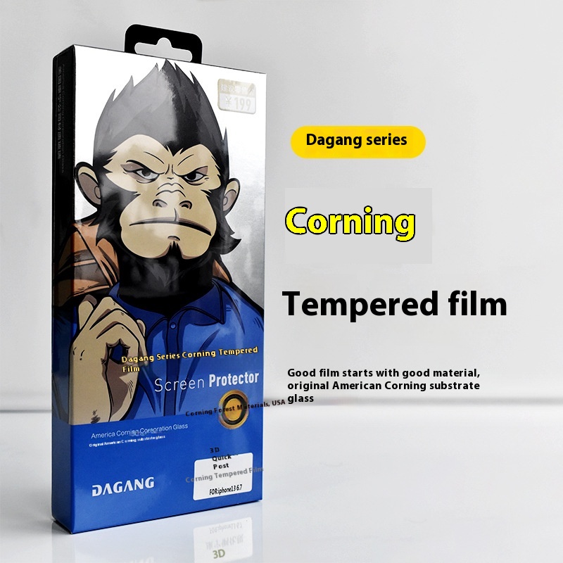 Blue Gorilla Tempered Film Suitable For IPhone15 Apple14pro15max HDAnti-peep Corning Tempered Film