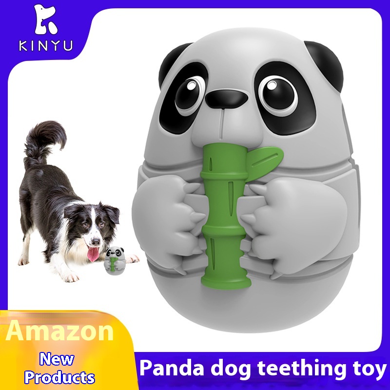 Jinyu Pet Toys Simulation Panda Voice Resistant Bite Teeth Cleaning Dog Supplies