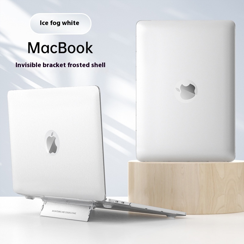 Macbook Protective Case Air13 Frosted Computer Case Suitable For Apple Notebook Protective Cover Pro14 Bracket Shell