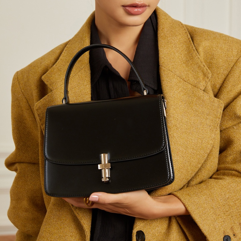 Crossbody Bag Genuine Leather Saddle Bag Women's High-end Niche Handbag Cowhide Bag Women's Bag Shoulder Bag