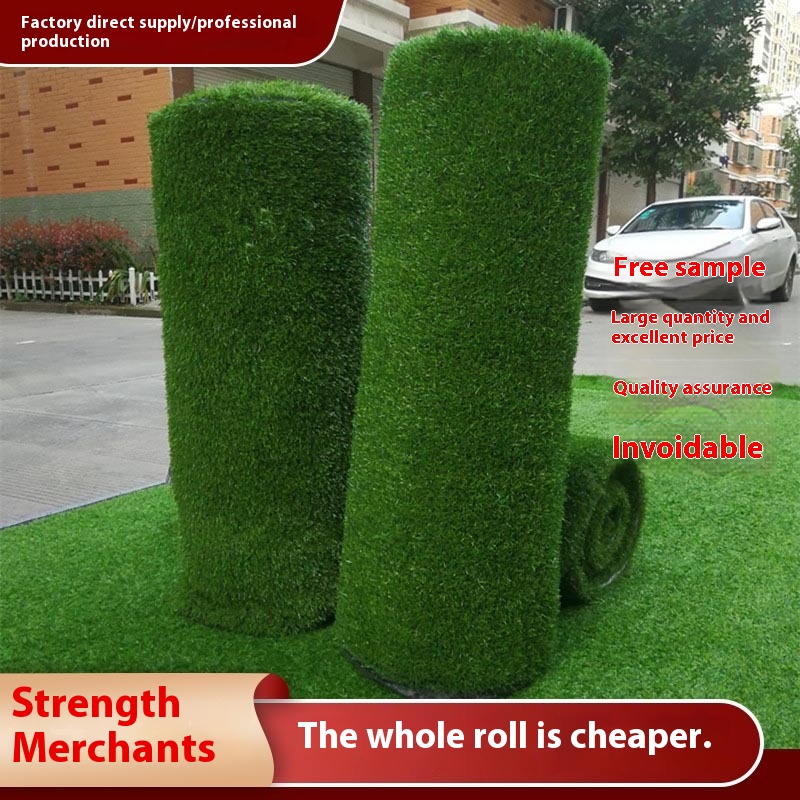 Artificial Simulation Lawn Carpet Kindergarten Wedding Mat Outdoor Balcony Enclosure Artificial Plastic Fake Turf