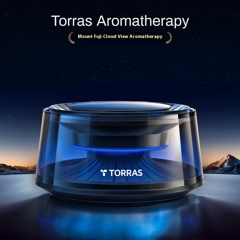 Tulas Fuji Mountain Car Aromatherapy CF8 Black Technology Spray Aromatherapy Waterfall Cloud Landscape Car Perfume