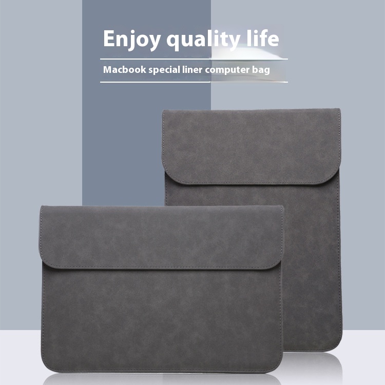 Macbook Notebook Liner Bag Suitable For Apple Huawei Pro14 Inch Leather Case Tablet Computer Protective Cover