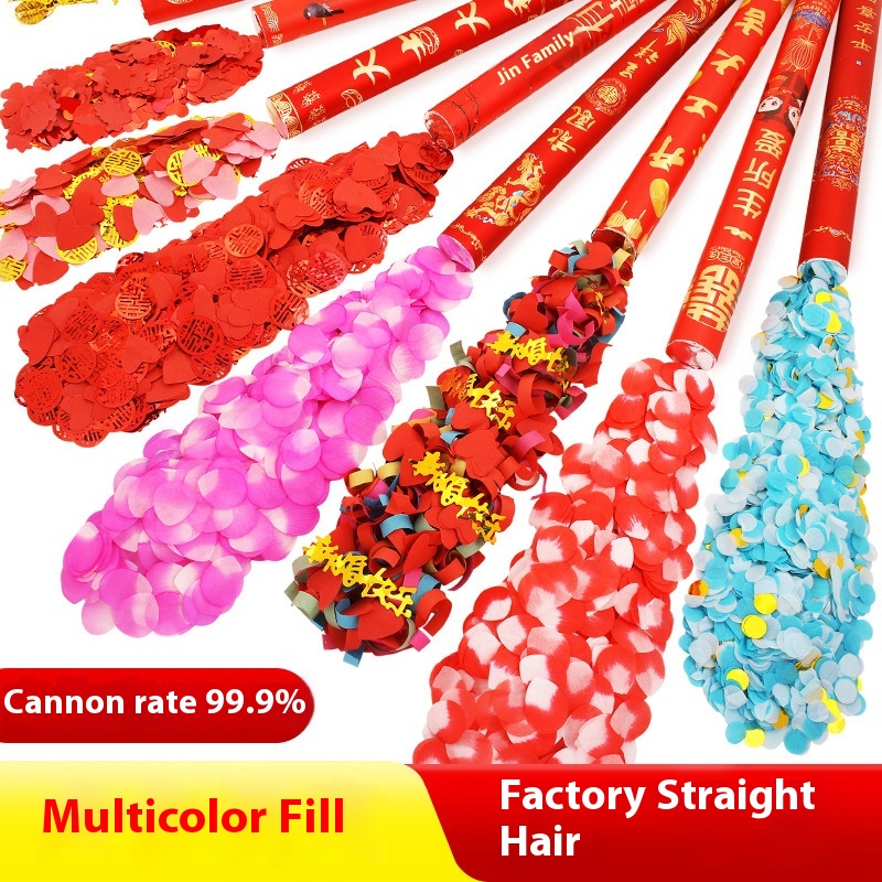 Opening Ceremony Salute Wedding Housewarming Whole Box Party Festival Opening Ceremony Fireworks Tube Small Salute Handheld Wedding Ceremony Salute