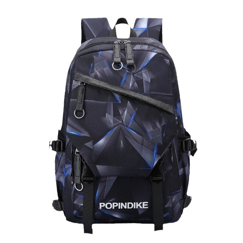 Backpack For Men Campus Junior High School High School University Lightweight Fashion Schoolbag Large Capacity Computer Outdoor Leisure Travel Bag