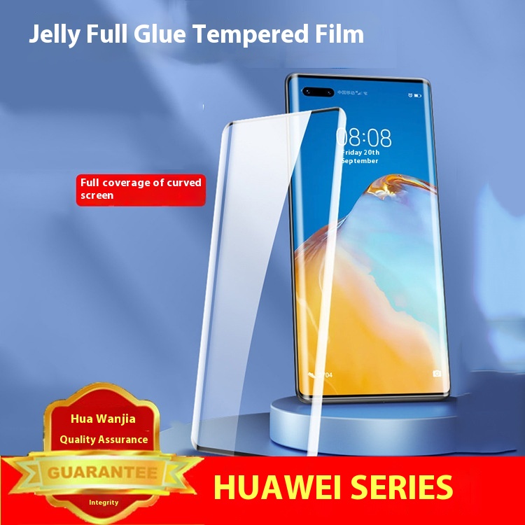 Suitable For Huawei Pura70pro Tempered Film Mate60pro Full Glue Mobile Phone Nova12pro Curved Screen Honor100
