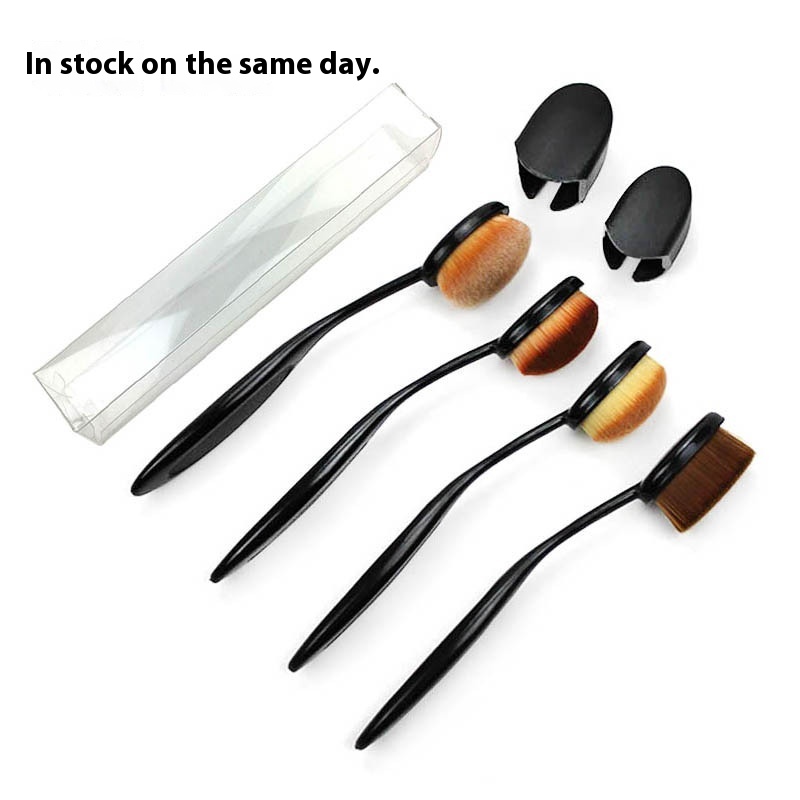 No.4 Toothbrush Foundation Brush Makeup Brush Liquid Foundation Brush Concealer Brush Anti-aging Gift Makeup Brush
