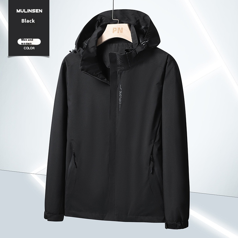 Spring And Autumn Thin Outer Jackets For Men And Women Waterproof And Windproof Tops Jackets And Coats With Printable