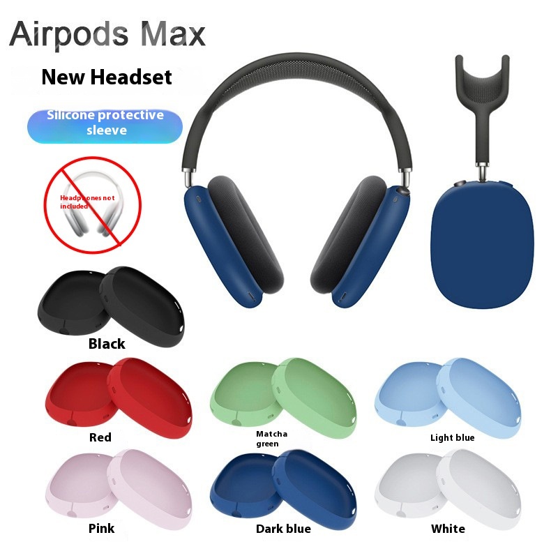 Suitable For Airpods Max Head-mounted Bluetooth Headset Silicone Protective Cover Airpods Earphone Cover In Stock