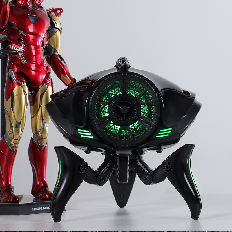 Mechanical Invasion BS109 Sci-fi Robot Speaker Species Invasion LEDColorful Lighting Audio Office Desk