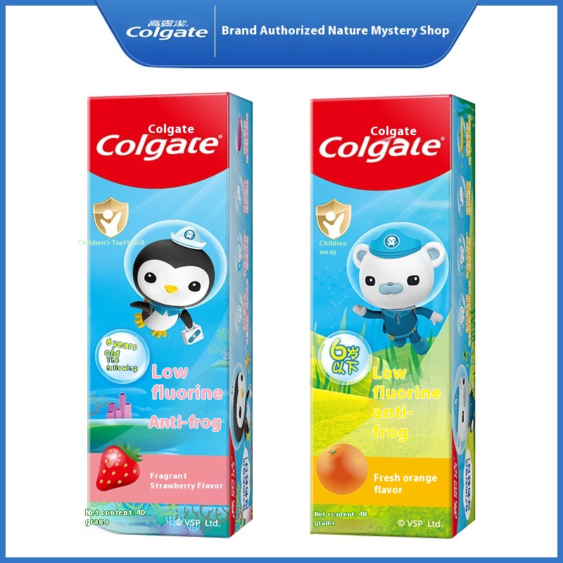 Colgate Children's Toothpaste40g For Children Under6 Years Old Orange Flavor Strawberry Flavor