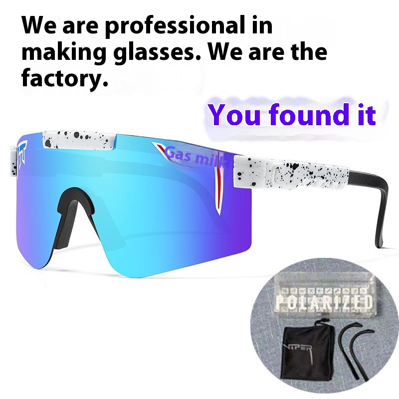 PITVIPEREuropean And American Polarized Sunglasses Outdoor Windproof Glasses Cycling Glasses Sports Glasses Ski Sunglasses