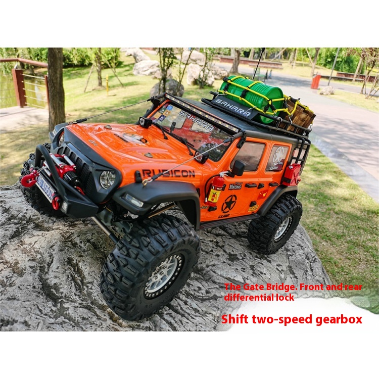 1/10 YK4102 Remote Control Climbing Professional Waterproof Four-wheel Drive Differential Lock High And Low Gear Off-road Vehicle Toy Model