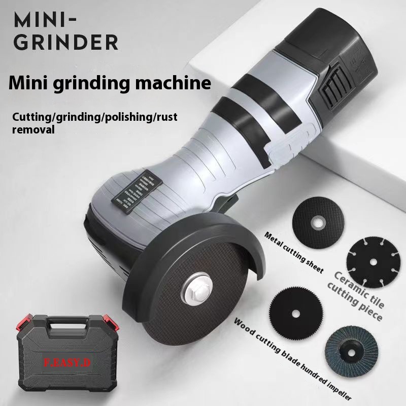 Direct Mini Polishing Machine Grinding Machine Lithium Battery Small Cutting Machine Handheld16.8 Household Electric Angle Grinder