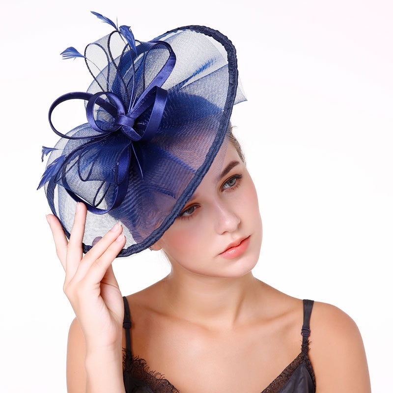 Fascinator Mesh Headdress Photo Bridal Mesh Hair Accessories Banquet Linen Hat