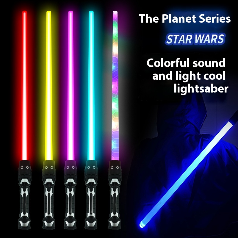 Laser Sword Children's Battle2 In1 Colorful Flash Stick Street Stall Luminous Toys
